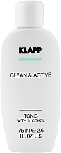 Kup Tonik do twarzy - Klapp Clean & Active Tonic with Alcohol