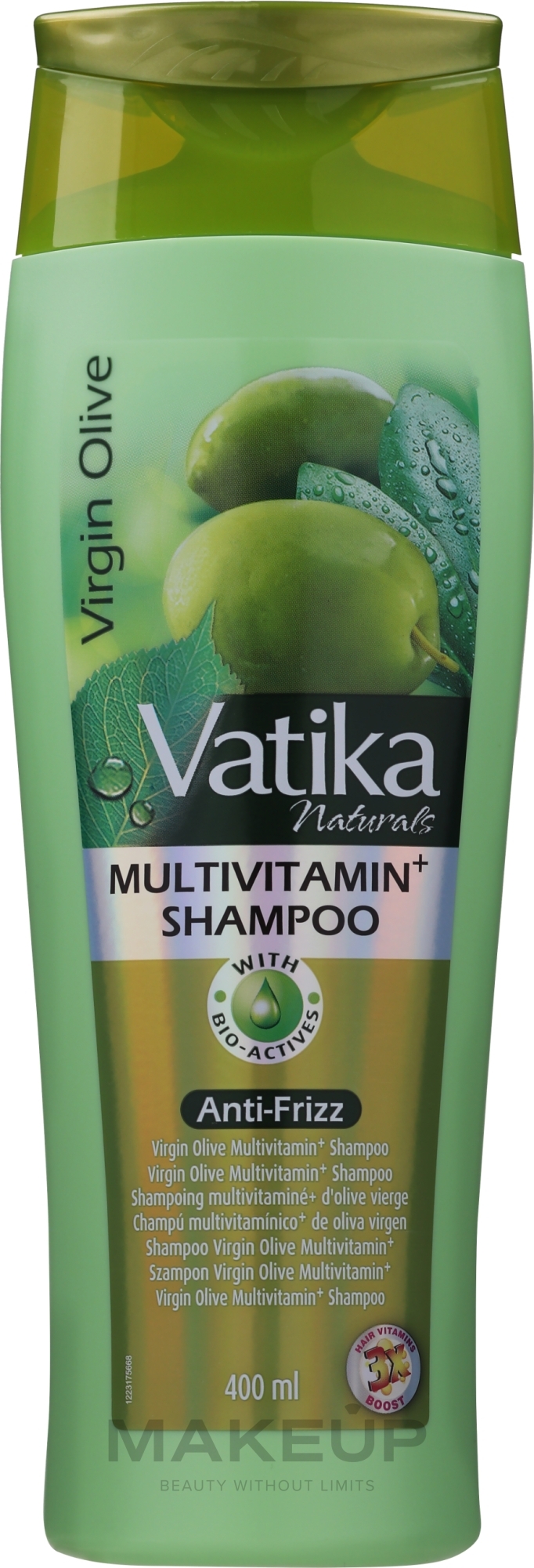 Odżywczy szampon do włosów z oliwą z oliwek - Dabur Vatika Virgin Olive Nourishing Shampoo — Zdjęcie 400 ml