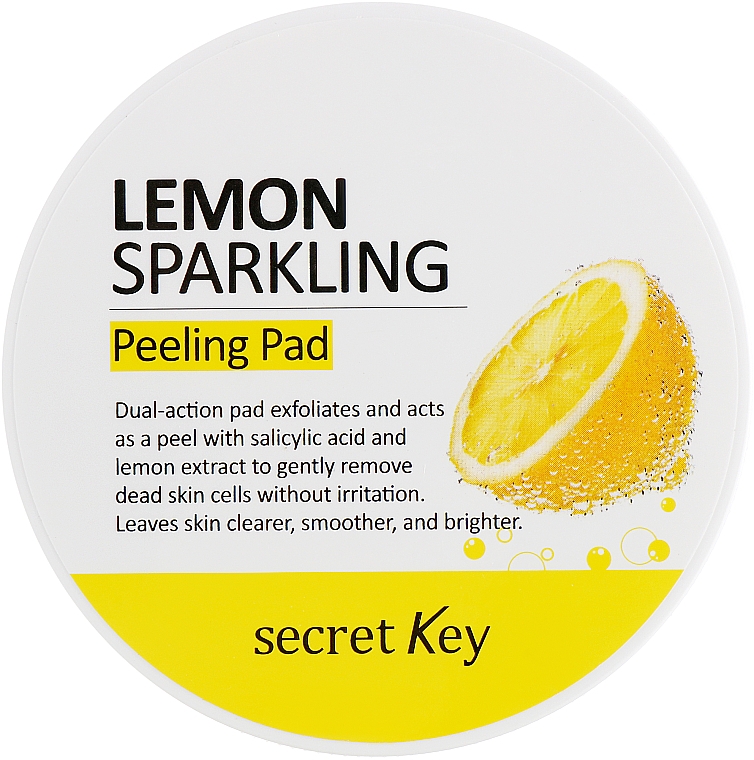 Peelingujące płatki do twarzy - Secret Key Lemon Sparkling Peeling Pad — Zdjęcie N3