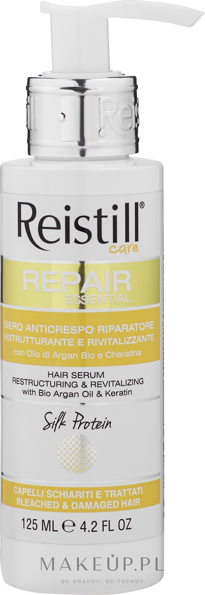 Serum wygładzające do włosów rozjaśnionych i zniszczonych - Reistill Repair Essential Hair Serum — Zdjęcie 125 ml