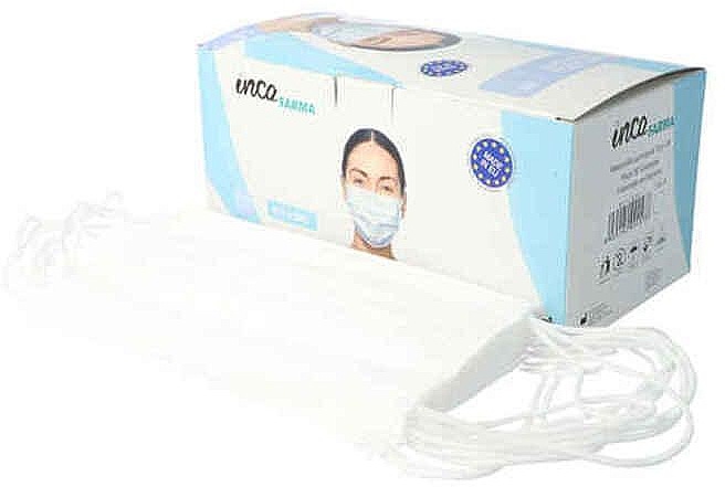Higieniczna maseczka do twarzy, biała - Inca — Zdjęcie N3