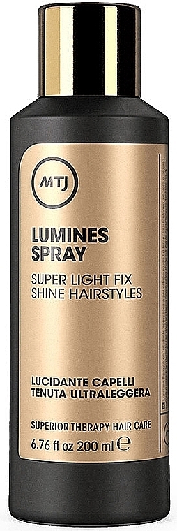 Lakier do włosów nadający połysk - MTJ Cosmetics Superior Therapy Lumines Spray