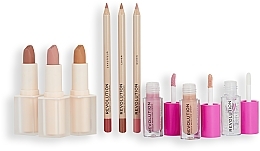 Zestaw, 9 produktów - Makeup Revolution Ultimate Kiss Gift Set — Zdjęcie N2
