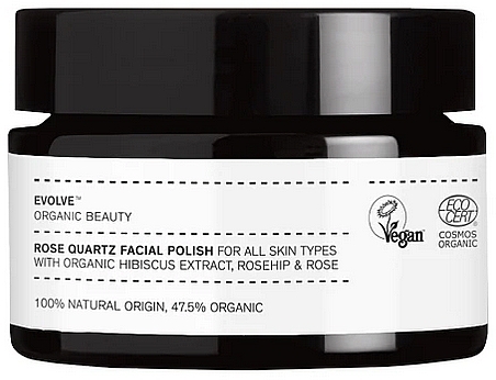 Peeling do twarzy - Evolve Organic Beauty Rose Quartz Facial Polish — Zdjęcie N1