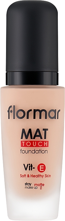 Matujący podkład do twarzy - Flormar Mat Touch Foundation — Zdjęcie N1