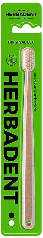 Szczoteczka do zębów, średnia twardość - Herbadent Original Eco Medium Toothbrush — Zdjęcie N1