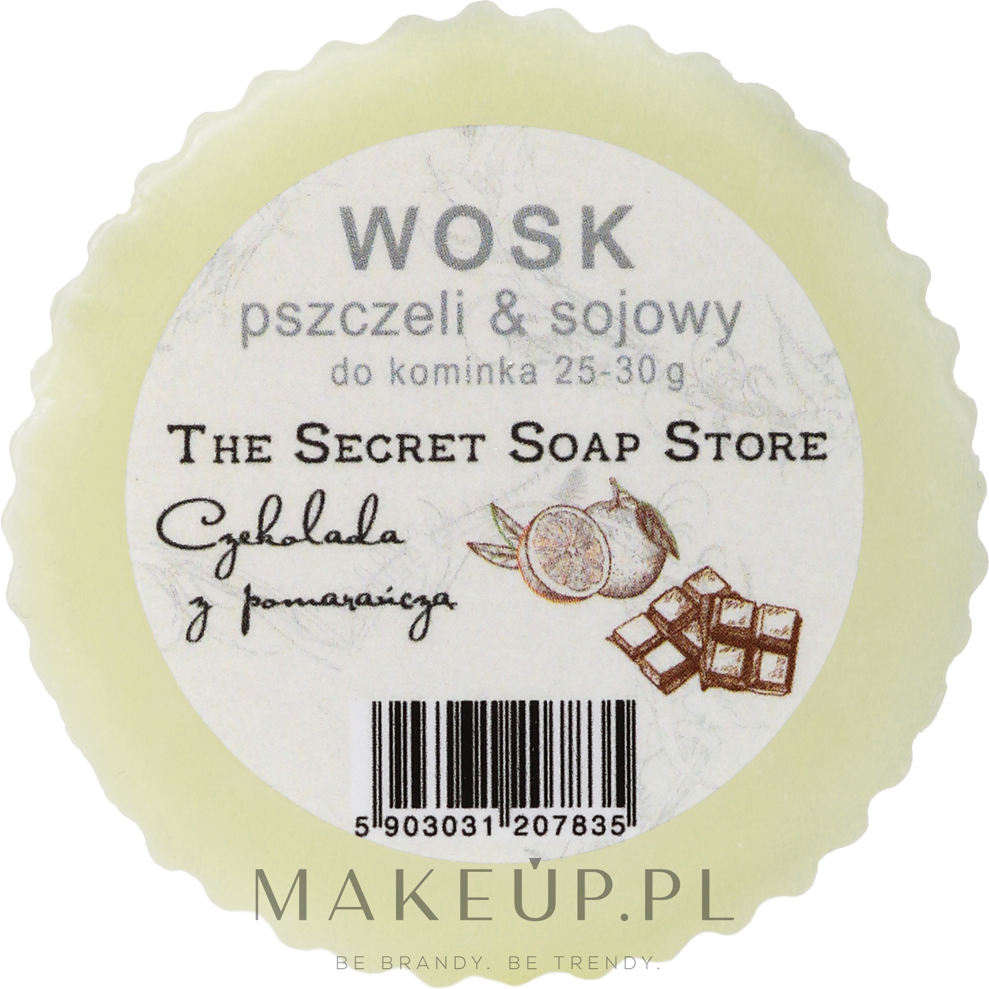 Wosk do kominka Czekolada i pomarańcza - Soap&Friends Wox Chocolate With Orange — Zdjęcie 25 g