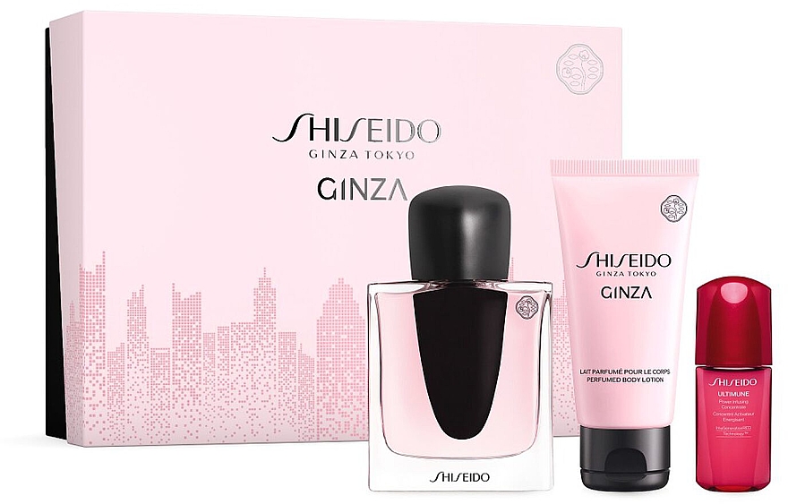 Shiseido Ginza - Zestaw (edp/50ml + b/lot/50ml + conc/10ml) — Zdjęcie N1