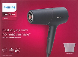 Suszarka do włosów BHD504/00 - Philips 5000 Series Hair Dryer BHD504/00 — Zdjęcie N2