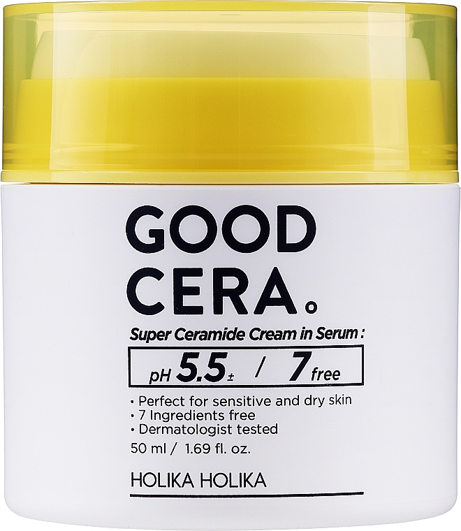 Ceramidowy krem-serum do twarzy - Holika Holika Good Cera Super Ceramide Cream In Serum — Zdjęcie N1