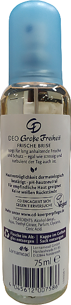Dezodorant w sprayu Morska bryza - CD Deo Frishe Brise 24h Deo — Zdjęcie N2