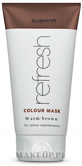 Odżywcza maska ​​koloryzująca - Subrina Professional Refresh Color Mask — Zdjęcie Warm Brown