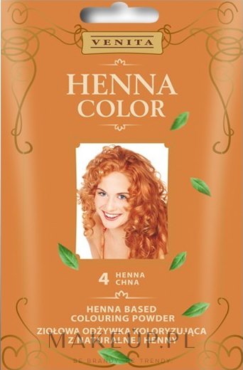 Ziołowa odżywka koloryzująca z naturalnej henny - Venita Henna Color — Zdjęcie 4 - Henna