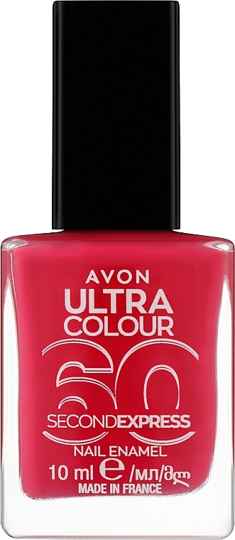 Szybkoschnący lakier do paznokci - Avon Ultra Colour 60 Second Express Nail Enamel