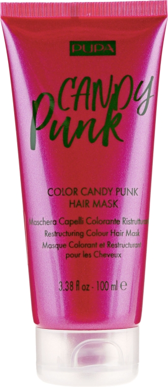 Maska do włosów restrukturyzująca ich kolor - Pupa Candy Punk Color Candy Punk Hair Mask — Zdjęcie N2