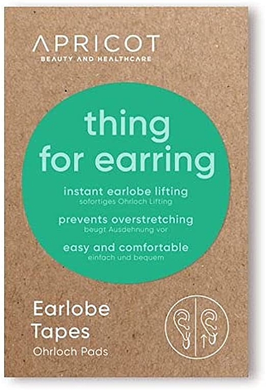 Liftingujące plastry na uszy - Apricot Think For Earring Earhole Tapes — Zdjęcie N1