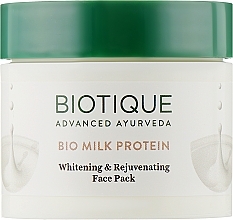 Odmładzająca wybielająca maska do twarzy Bioproteiny mleka - Biotique Bio Milk Protein Whitening and Rejuvenating Face Pack — Zdjęcie N2