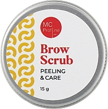 Peeling do brwi - Miss Claire MC Profline Peeling&Care Brow Scrub — Zdjęcie N2