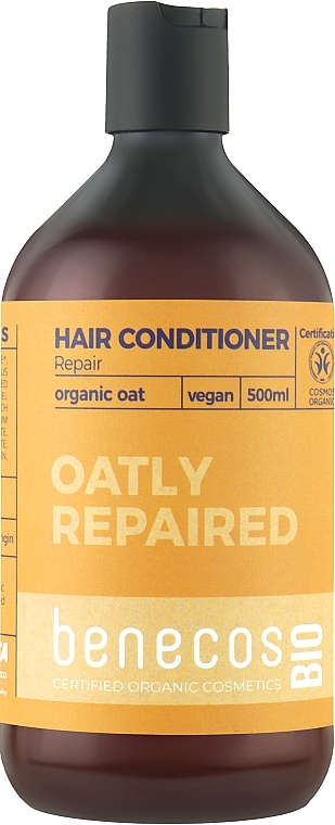 Odżywka do włosów - Benecos Regenerating Organic Oats Conditioner — Zdjęcie N1