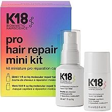 Kup Zestaw - K18 Hair Pro Repair Mini Kit (h mist 30 ml + h mask 15 ml)