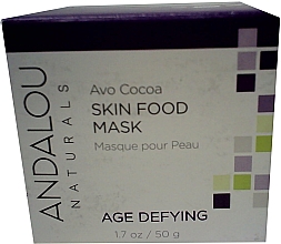 Kup Odżywcza maska do twarzy z awokado i kakao - Andalou Naturals Age-Defying Avo Cocoa Skin Food Mask