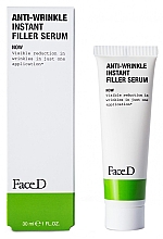 Serum przeciwzmarszczkowe - FaceD Anti-Wrinkle Instant Filler Serum — Zdjęcie N1