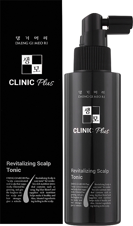 Rewitalizujący tonik do skóry głowy - Daeng Gi Meo Ri Clinic Plus Revitalizing Scalp Tonic  — Zdjęcie N2