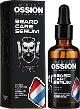 Serum do brody z olejem arganowym i olejkiem migdałowym - Morfose Ossion Beard Care Serum — Zdjęcie N2