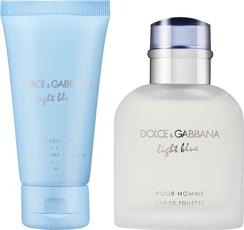 Dolce & Gabbana Light Blue Pour Homme - Zestaw (edt 75 ml + sh gel 50 ml) — Zdjęcie N1