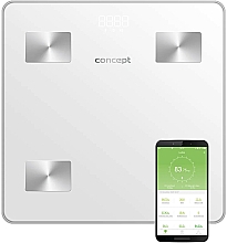 Waga łazienkowa VO4000, biała - Concept Body Composition Smart Scale — Zdjęcie N2