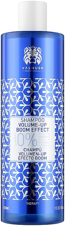 Szampon zwiększający objętość włosów - Valquer Shampoo Volume-Up Boom Effect