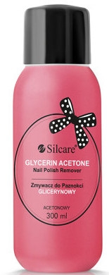 Glicerynowy zmywacz do paznokci z acetonem - Silcare Glycerin Acetone Nail Polish Remover — фото N3