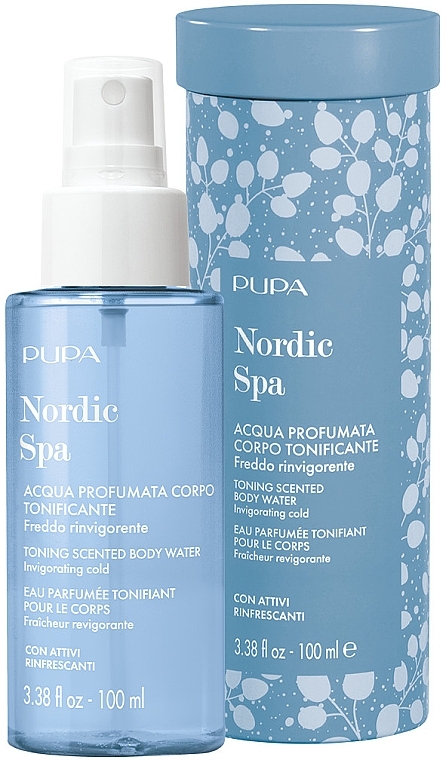 Zestaw - Pupa Nordic Spa Kit 2023 (scented/water/100ml + box) — Zdjęcie N1