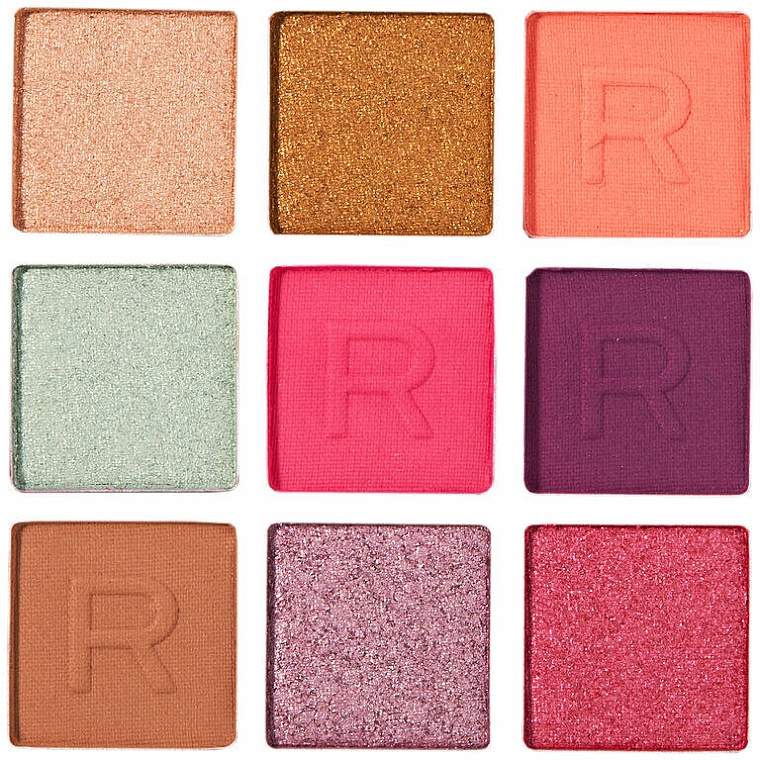Paleta cieni do powiek - Makeup Revolution Neon Heat Eyeshadow Palette Tropic Pink — Zdjęcie N4