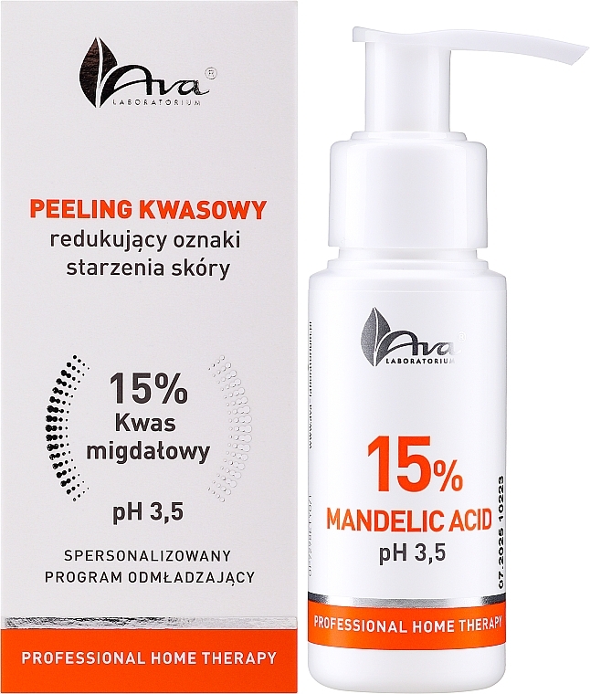 Peeling kwasowy do twarzy 15% - Ava Laboratorium Professional Home Therapy — Zdjęcie N2