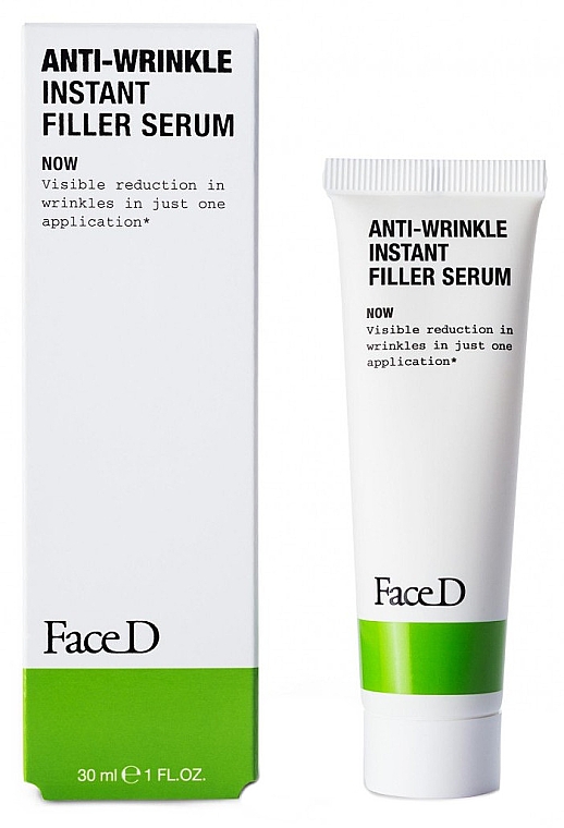 Serum przeciwzmarszczkowe - FaceD Anti-Wrinkle Instant Filler Serum — Zdjęcie N1