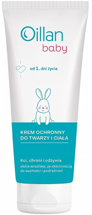 Krem ochronny do twarzy i ciała od 1. dnia życia - Oillan Baby — Zdjęcie N1