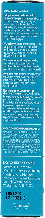 Odżywcze serum do paznokci - Dermena Nail Care Natural Oil Complex — Zdjęcie N2