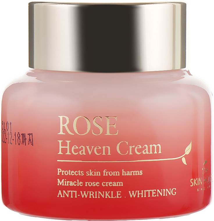 Odmładzający krem wybielający do twarzy z ekstraktem z róży - The Skin House Rose Heaven Cream — Zdjęcie N1