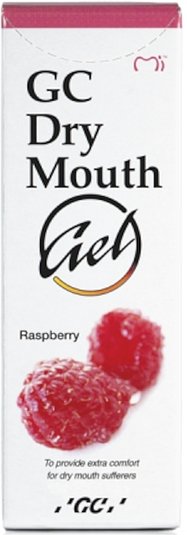 Żel na suchość w ustach o smaku malinowym - GC Dry Mouth Gel Raspberry — Zdjęcie N1