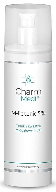 Tonik do twarzy z kwasem migdałowym - Charmine Rose Charm Medi M-Lic Tonic 5% — Zdjęcie N1