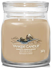 Kup Świeca zapachowa w słoiku Amber & Sandalwood, 2 knoty - Yankee Candle Singnature