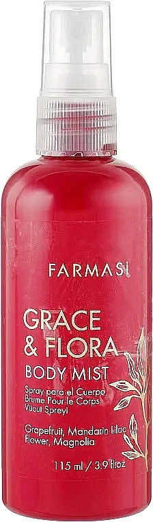 Perfumowany spray do ciała - Farmasi Grace & Flora Body Mist — Zdjęcie N1