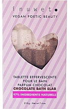 Musujące czekoladowe tabletki do kąpieli - Inuwet Tablette Bath Bomb Chocolate — Zdjęcie N1