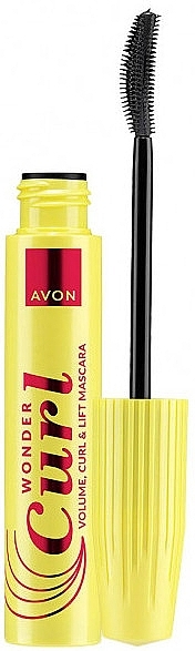 Podkręcający tusz dodający rzęsom objętości - Avon Wonder Curl Volum Curl And Lift Mascara  — Zdjęcie N1