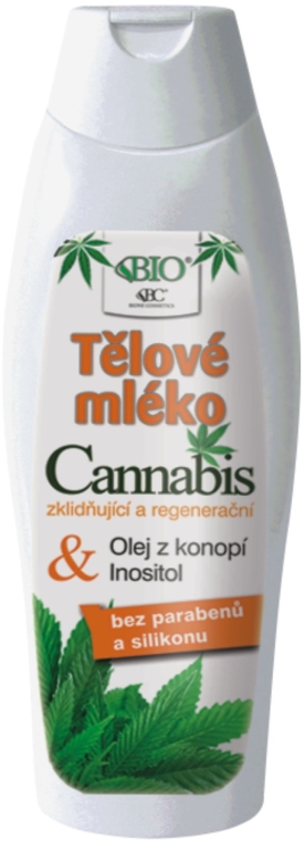 Kojące mleczko do ciała z olejem konopnym - Bione Cosmetics Cannabis Body Lotion — Zdjęcie N1