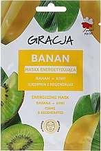 Kup Energetyzująca maska na tkaninie do twarzy Banan + kiwi - Gracja