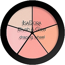 Paleta rozświetlaczy - IsaDora Face Glow Highlighting Wheel — Zdjęcie N2