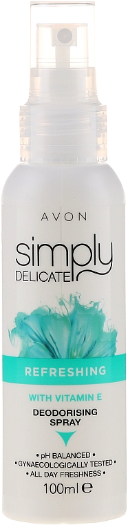 Odświeżający dezodorant do higieny intymnej z witaminą E - Avon Simply Delicate — Zdjęcie N1