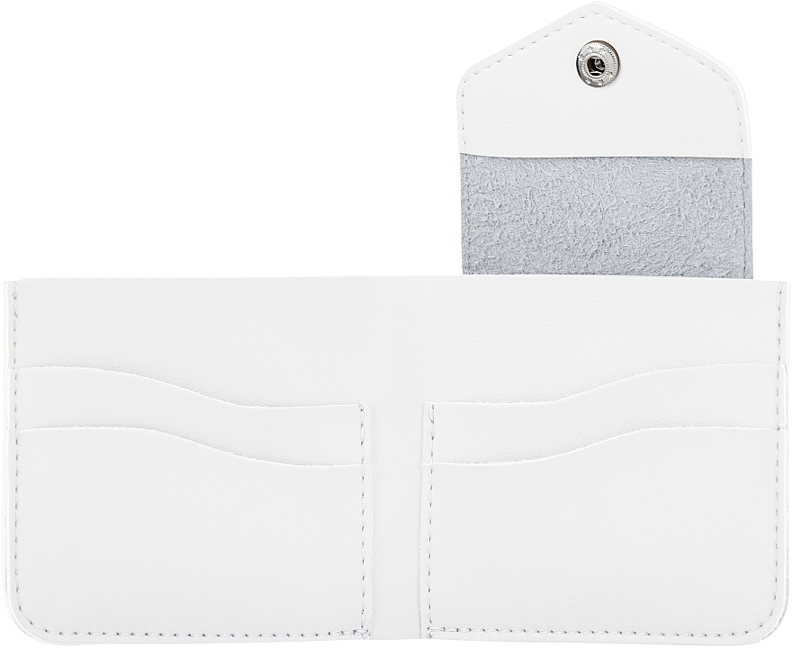 Biały portfel w pudełku prezentowym „Classy” - Makeup Bi-Fold Wallet White — фото N3